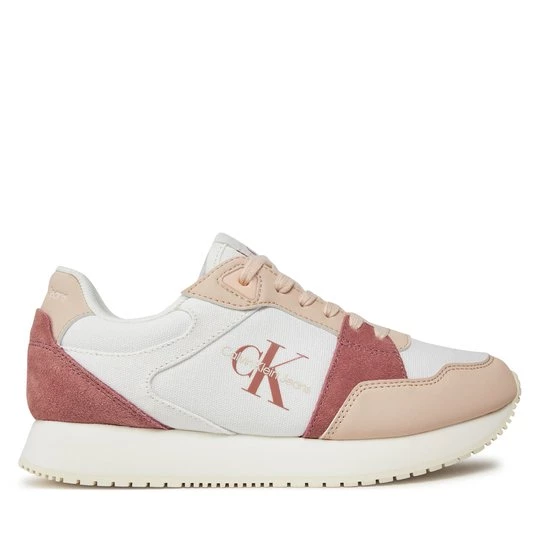 Obrázek produktu Sneakersy Calvin Klein Jeans Runner Low Lace Mix Ml Btw YW0YW01436 Bílá