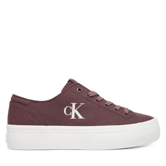 Obrázek produktu Sneakersy Calvin Klein Jeans Vulc Flatform Low Canvas Mg YW0YW01763 Bordó