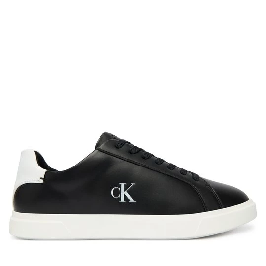 Obrázek produktu Sneakersy Calvin Klein Low Pro Cup Laceup Lth Moire HW0HW02845 Černá
