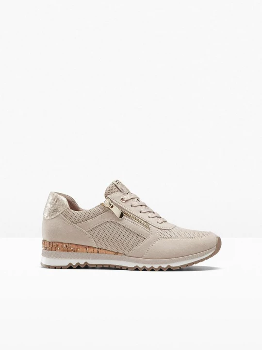 Obrázek produktu Sneakersy marki Marco Tozzi z zamkiem BonPrix beżowy