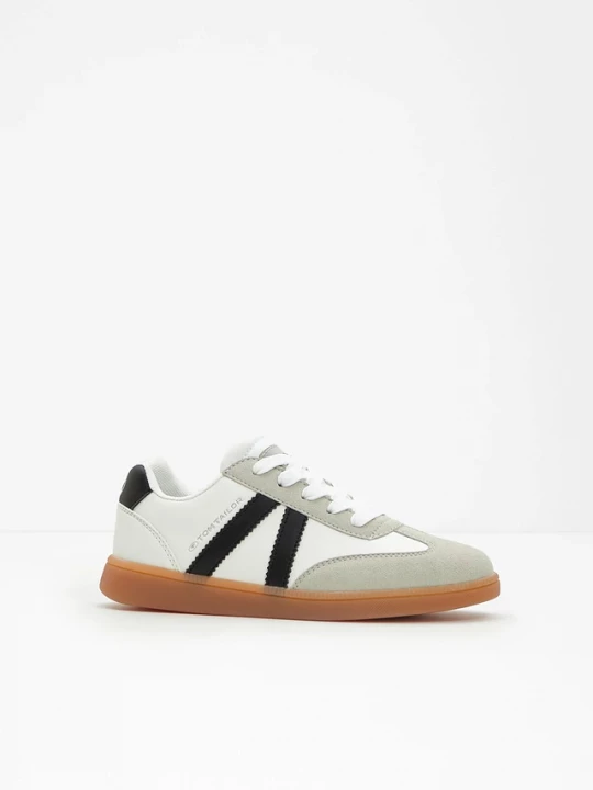 Obrázek produktu Sneakersy marki Tom Tailor w stylu retro BonPrix biały