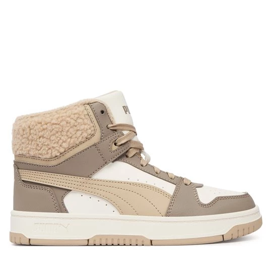 Obrázek produktu Sneakersy Puma Rebound Slam Mid Cozy Jr 407728 01 Šedá