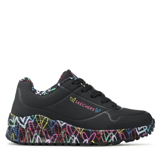 Obrázek produktu Sneakersy Skechers Uno Lite Lovely Luv 314976L/BKMT Černá