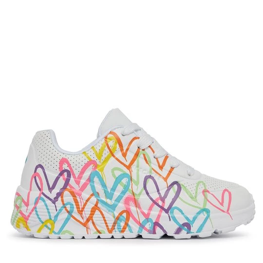 Obrázek produktu Sneakersy Skechers Uno Lite Spread The Love 314064L/WML Bílá