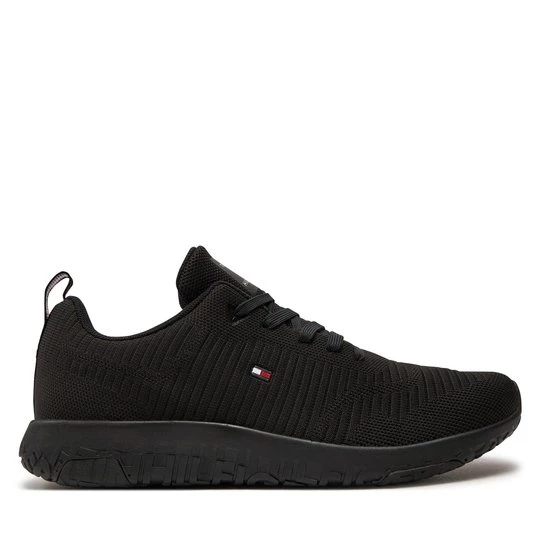 Obrázek produktu Sneakersy Tommy Hilfiger Corporate Knit Rib Runner FM0FM02838 Černá