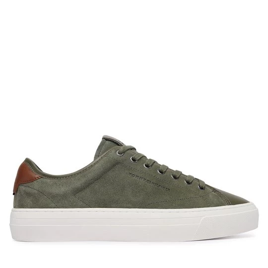 Obrázek produktu Sneakersy Tommy Hilfiger Dress Casual Mix FM0FM05993 Khaki