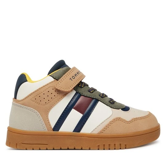 Obrázek produktu Sneakersy Tommy Hilfiger High Top Lace-Up / Velcro Sneaker T1X9-35229-1269 S Barevná
