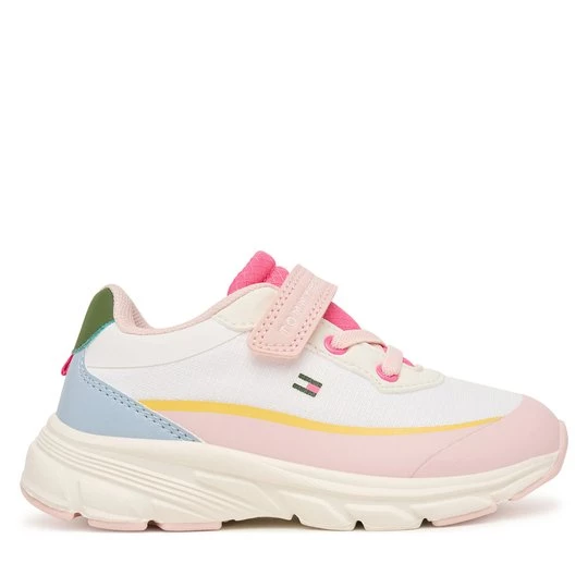Obrázek produktu Sneakersy Tommy Hilfiger Low Cut Lace-Up/Velcro Sneaker T1A9-35107-1861 M Barevná
