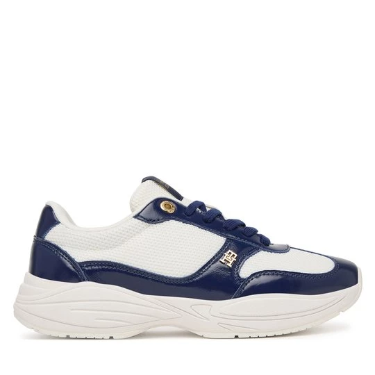 Obrázek produktu Sneakersy Tommy Hilfiger Modern Runner Shiny Leather FW0FW09413 Tmavomodrá