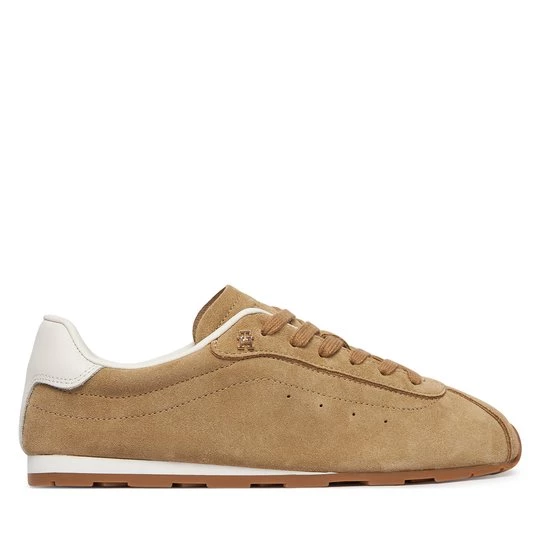 Obrázek produktu Sneakersy Tommy Hilfiger Th Bella Low Runner Suede FW0FW09189 Béžová