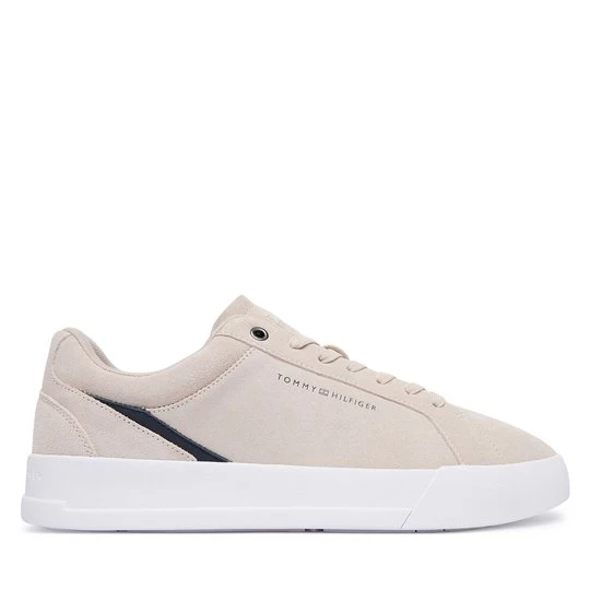 Obrázek produktu Sneakersy Tommy Hilfiger Th Court Premium Suede FM0FM05880 Světle béžová