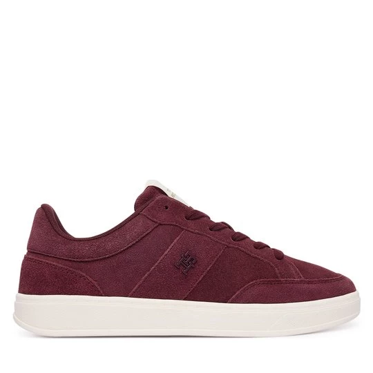 Obrázek produktu Sneakersy Tommy Hilfiger Th Heritage Court Sneaker Suede FW0FW09266 Bordó