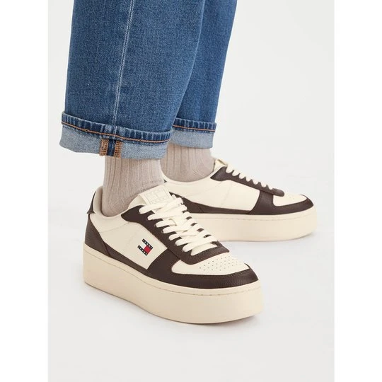 Obrázek produktu Sneakersy Tommy Jeans Archive '98 Max EN0EN03082 Tmavě hnědá Krémová