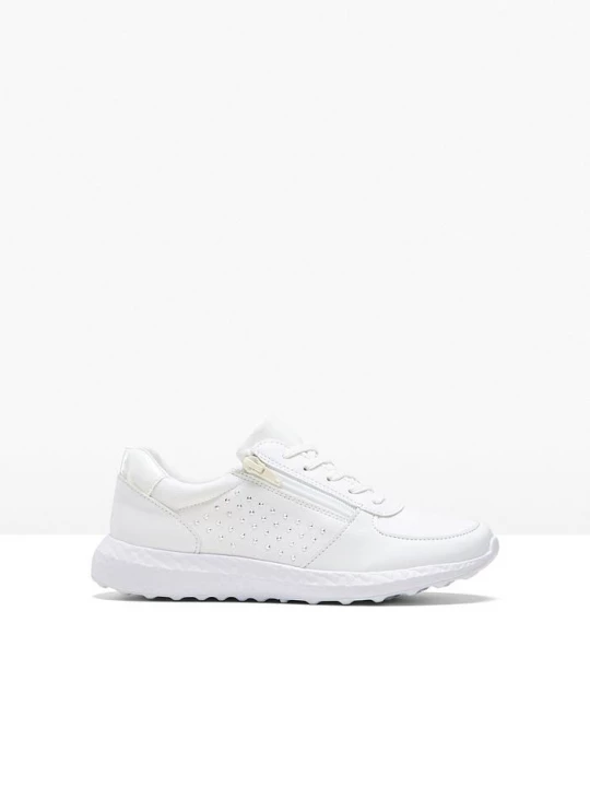 Obrázek produktu Sneakersy z kryształkami BonPrix biały