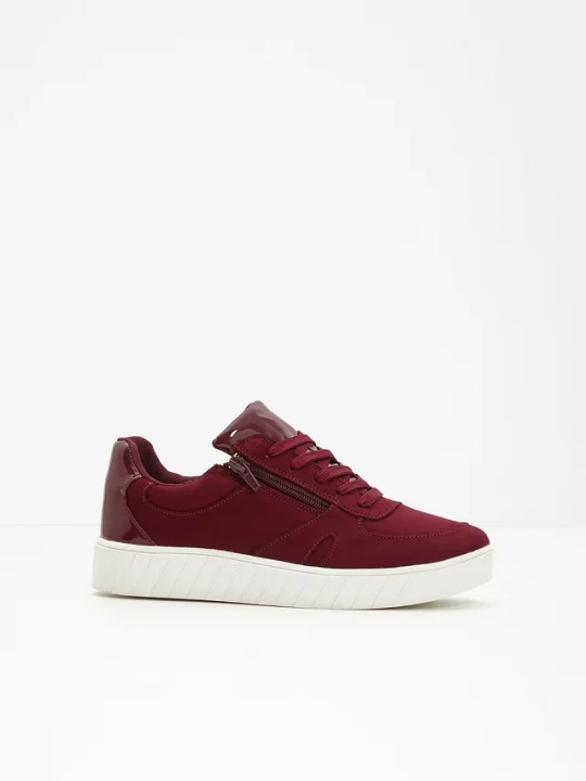 Obrázek produktu Sneakersy z wyściełaną podeszwą wewnętrzną BonPrix czerwony