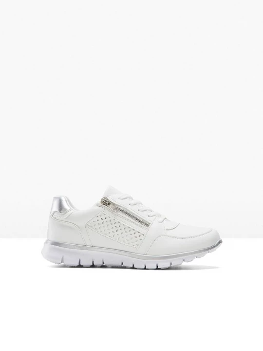 Obrázek produktu Sneakersy z zamkiem BonPrix biały