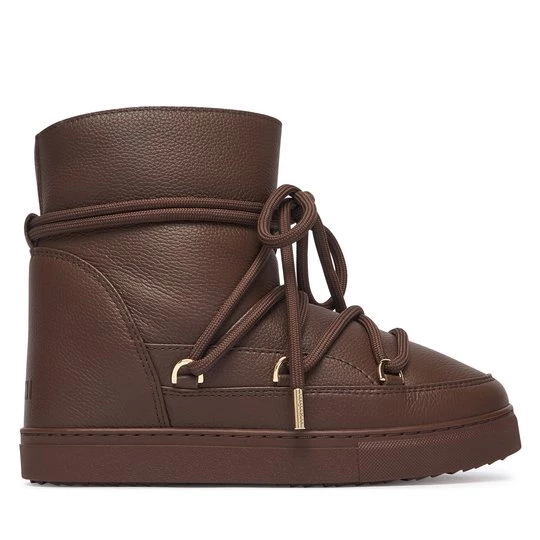 Obrázek produktu Sněhule Inuikii Full Leather Wedge 1001.004.0092.152 Tmavě hnědá