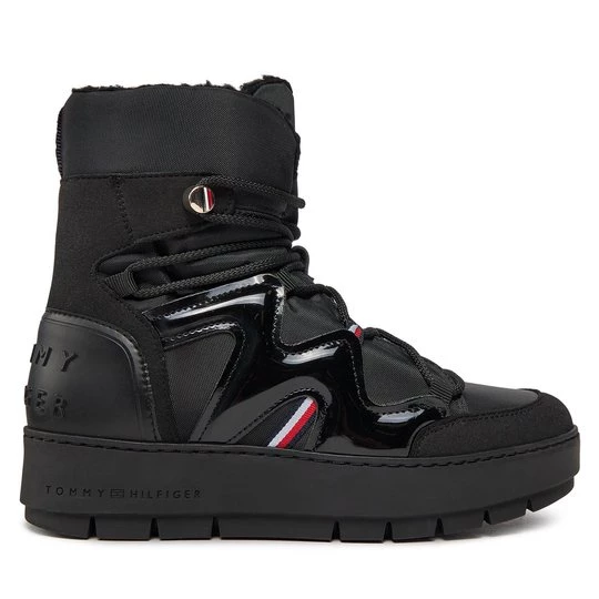 Obrázek produktu Sněhule Tommy Hilfiger Patent Snowboot FW0FW07852 Černá