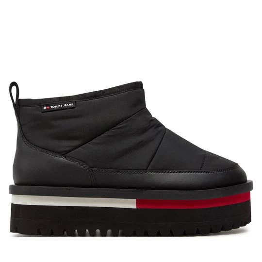 Obrázek produktu Sněhule Tommy Jeans Tjw Nylon Flatform Boot Wl EN0EN02689 Černá
