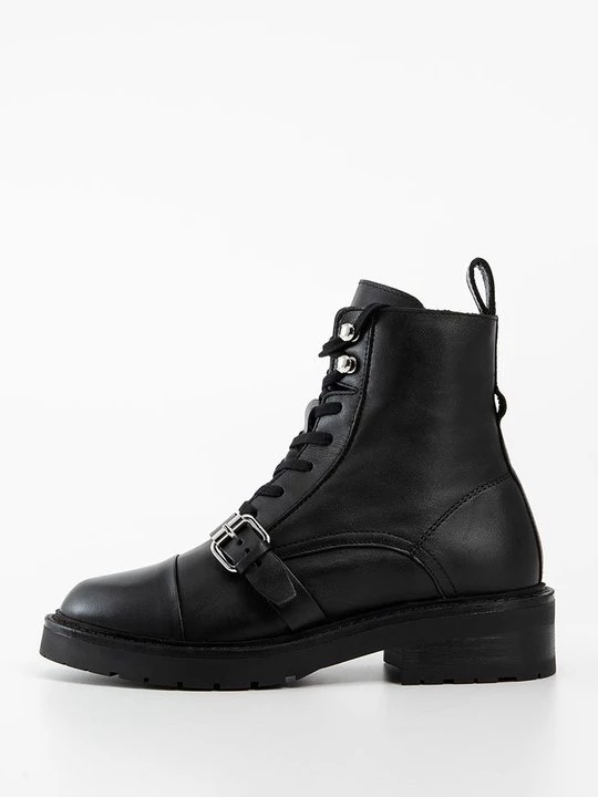 Obrázek produktu Šněrovací kotníkové boty AllSaints černá