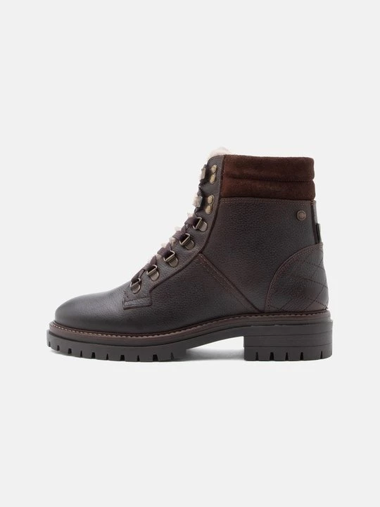 Obrázek produktu Šněrovací kotníkové boty Barbour tmavě hnědá
