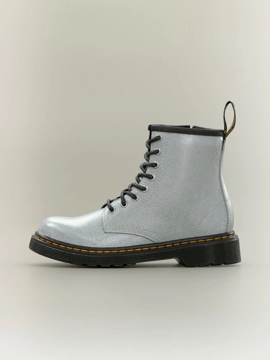 Obrázek produktu Šněrovací kotníkové boty Dr. Martens stříbrná barva