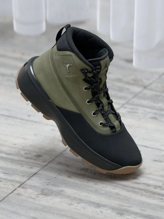 Obrázek produktu Šněrovací kotníkové boty Jordan olivová