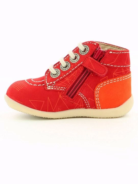 Obrázek produktu Šněrovací kotníkové boty Kickers červená