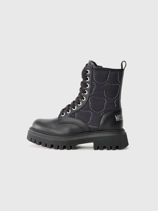 Obrázek produktu Šněrovací kotníkové boty MOSCHINO černá