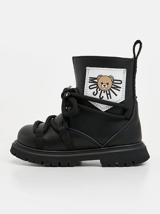 Obrázek produktu Šněrovací kotníkové boty MOSCHINO černá