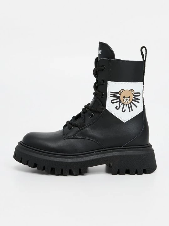 Obrázek produktu Šněrovací kotníkové boty MOSCHINO černá