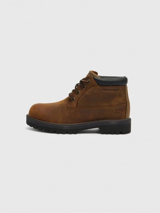 Obrázek produktu Šněrovací kotníkové boty Skechers hnědá