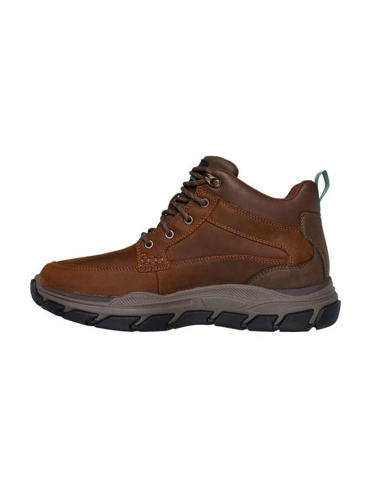 Obrázek produktu Šněrovací kotníkové boty Skechers tmavě hnědá