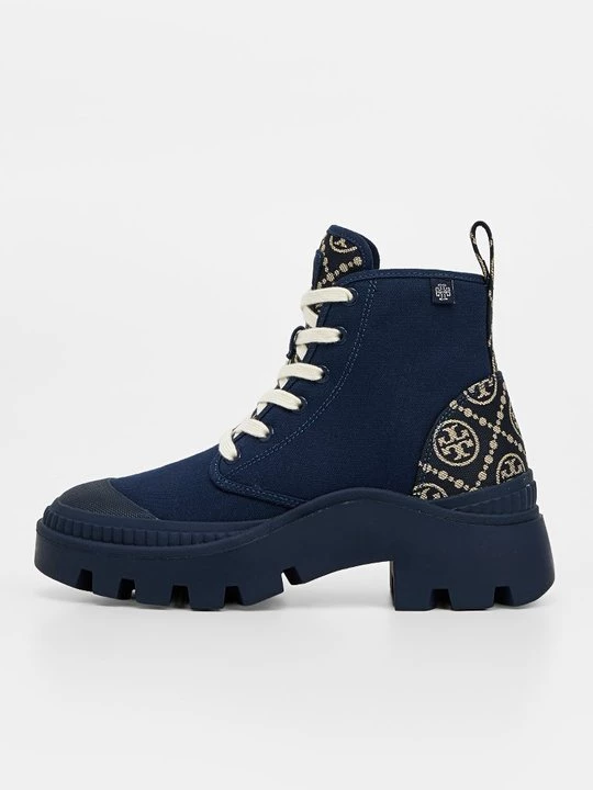 Obrázek produktu Šněrovací kotníkové boty Tory Burch modrá