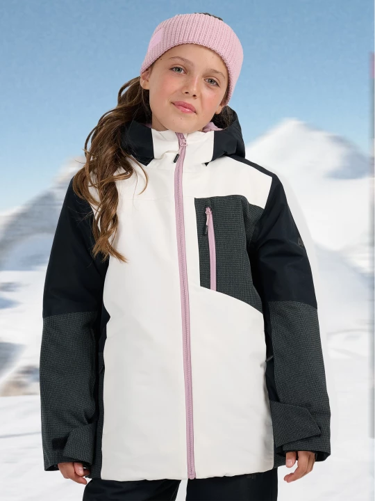 Obrázek produktu Snowboardová bunda membrána 10000 dívčí - bílá 4F