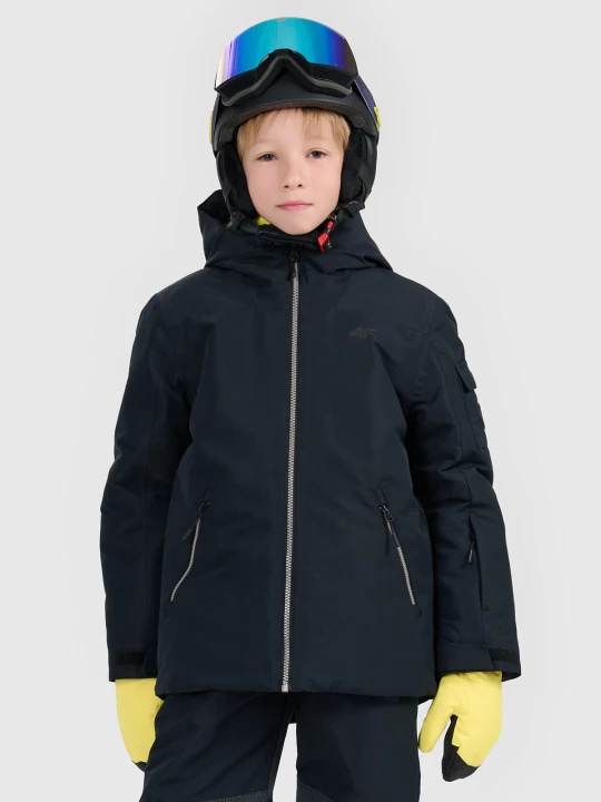 Obrázek produktu Snowboardová bunda membrána 8000 chlapecká - černá 4F