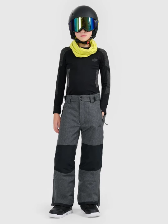 Obrázek produktu Snowboardové kalhoty membrána 10000 chlapecké - černé 4F černý