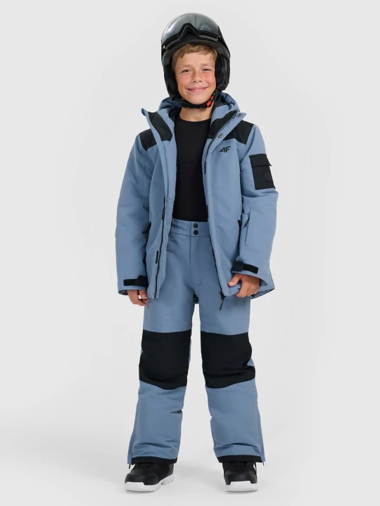Obrázek produktu Snowboardové kalhoty membrána 10000 chlapecké - tmavě modré 4F