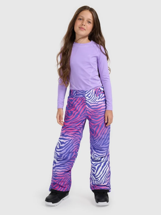 Obrázek produktu Snowboardové kalhoty membrána 10000 dívčí - multicolor 4F