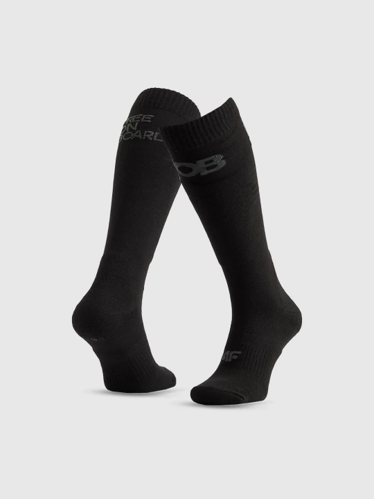 Obrázek produktu Snowboardové ponožky pánské - černé 4F černý