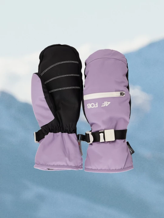 Obrázek produktu Snowboardové rukavice Thinsulate membrána 10000 dámské - fialové 4F