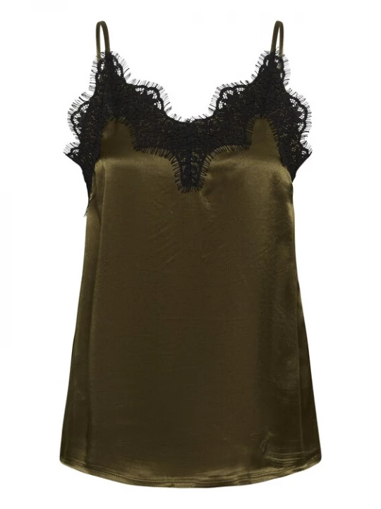 Obrázek produktu SOAKED IN LUXURY Top 'Irini Lace' hnědá