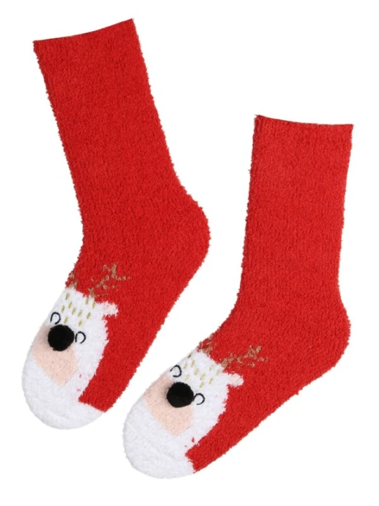Obrázek produktu Sokisahtel Ponožky 'BURMA warm Christmas socks' červená