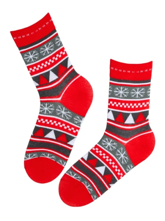 Obrázek produktu Sokisahtel Ponožky 'CULLY striped cotton Christmas socks' mix barev