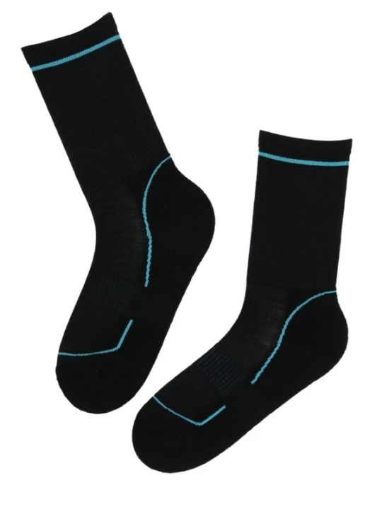 Obrázek produktu Sokisahtel Ponožky 'HIKER merino wool socks' černá