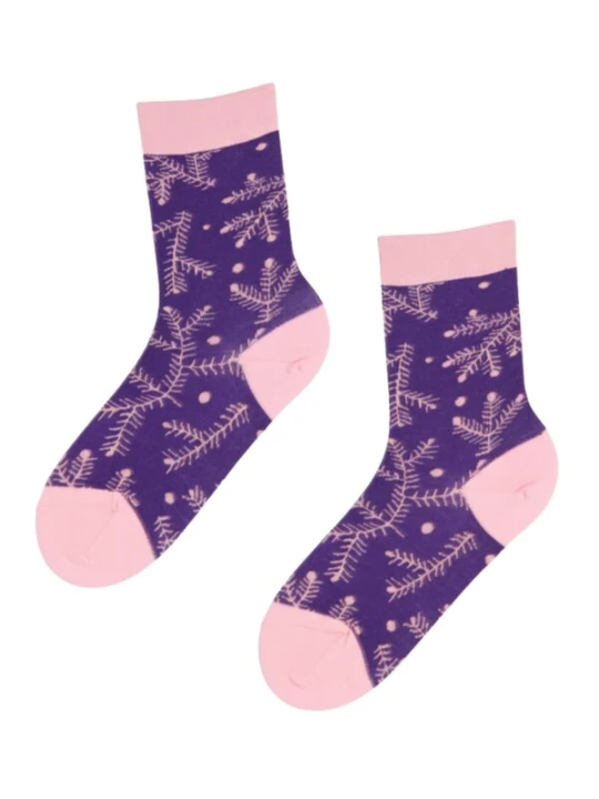 Obrázek produktu Sokisahtel Ponožky 'MOOD merino wool socks' fialová