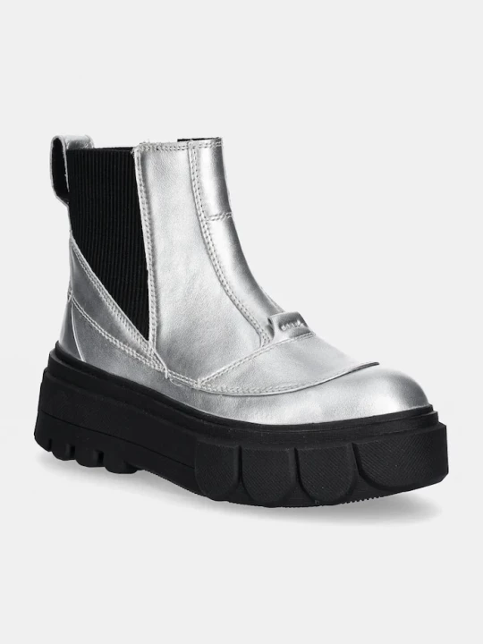 Obrázek produktu Sorel Kožené kotníkové boty Sorel CARIBOU X BOOT CHELSEA W stříbrná