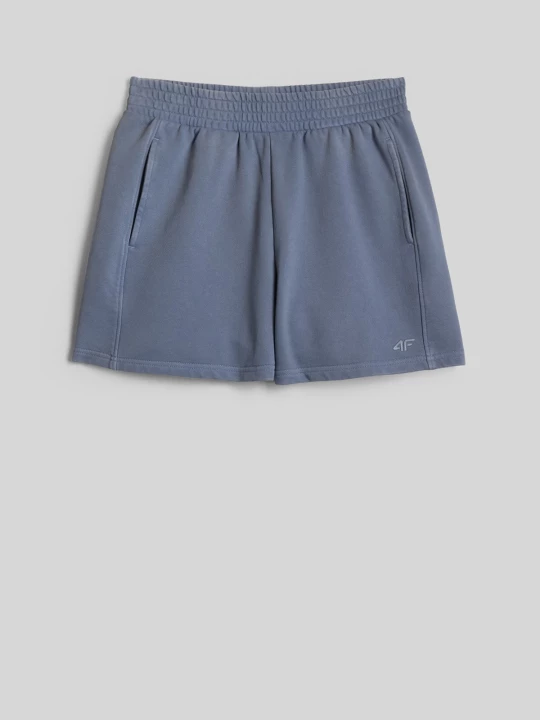 Obrázek produktu Dámské teplákové šortky - denim 4F tmavě modrý