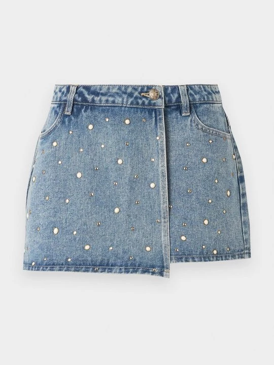 Obrázek produktu Šortková sukně Only světlemodrý denim