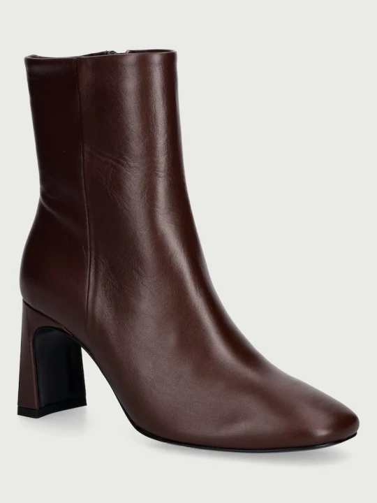 Obrázek produktu Souliers Martinez kotníkové boty dámské kožené KAROL hnědá